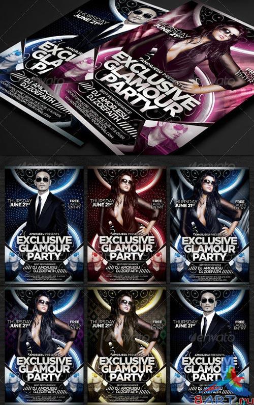 GraphicRiver Exclusive Glamour Party Flyer Template