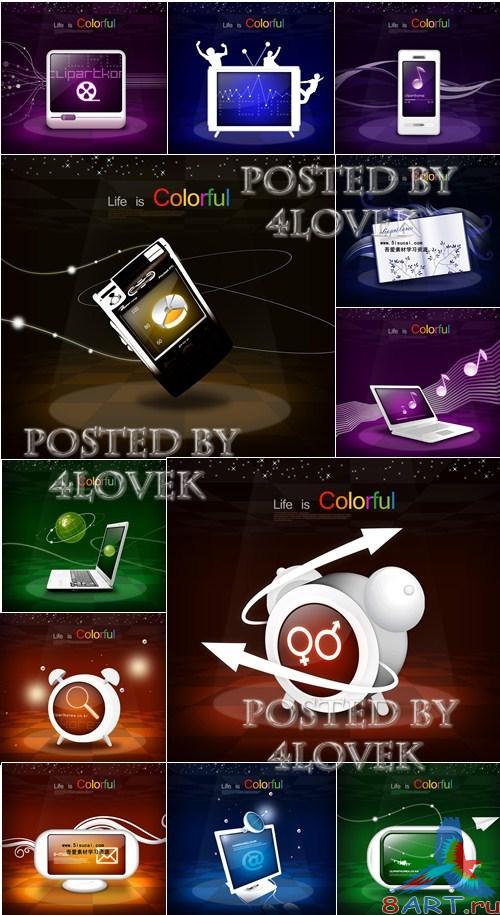 Life is Colorful PSD