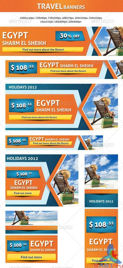 GraphicRiver Travel Banners