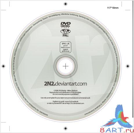 PSD-������ DVD-label