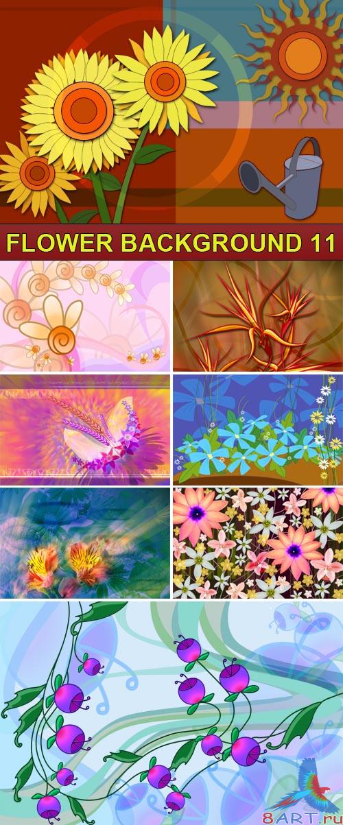 PSD Source - Flower background 11