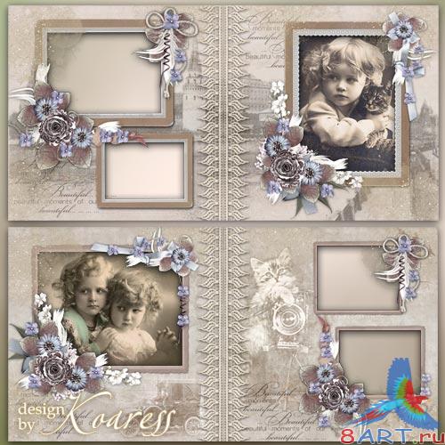 Винтажная фотокнига - регесты нашей семьи Винтажная фотокнига - анналы нашей семьи