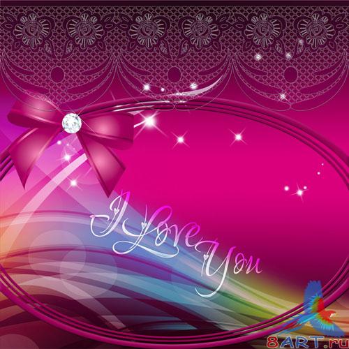 PSD Template - Purple Love PSD Template - Purple Love