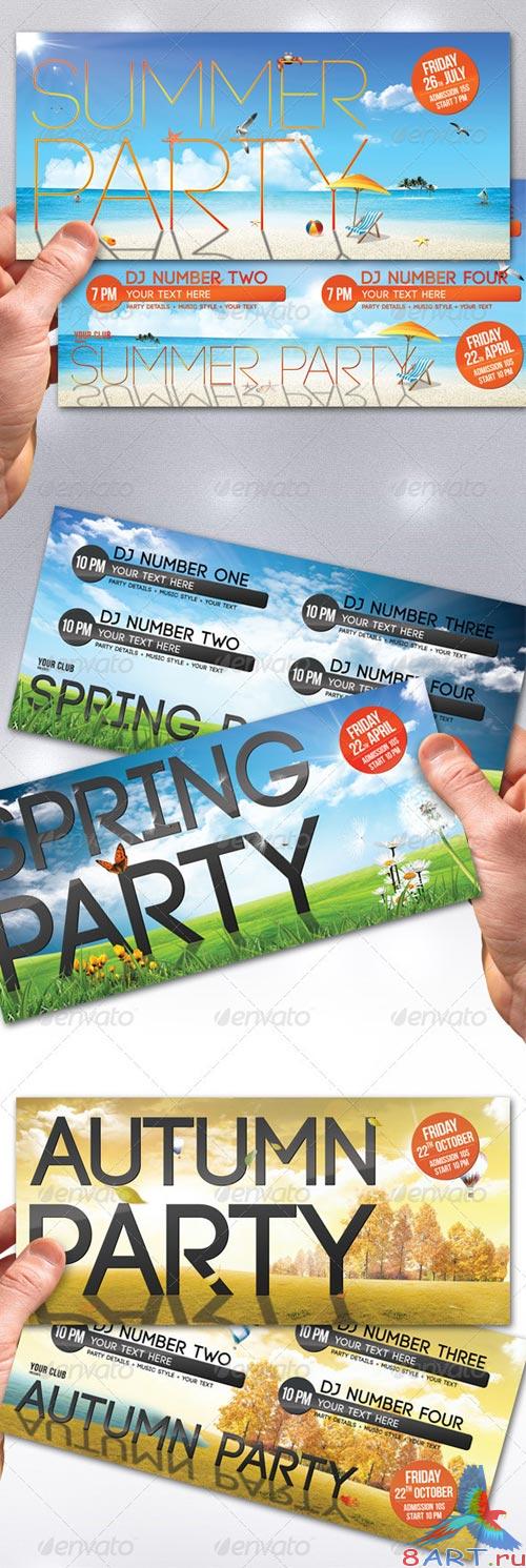 GraphicRiver Music Flyer Bundle No.5 GraphicRiver Music Flyer Bundle No.5