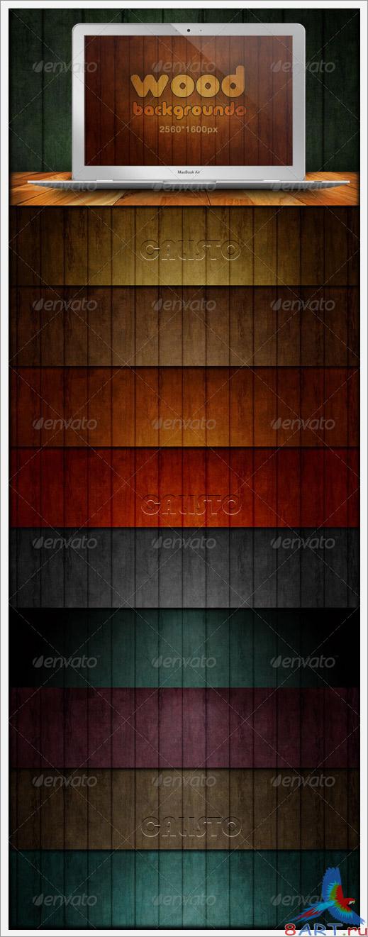 Wood Backgrounds - Grunge &amp; Scratch - GraphicRiver
