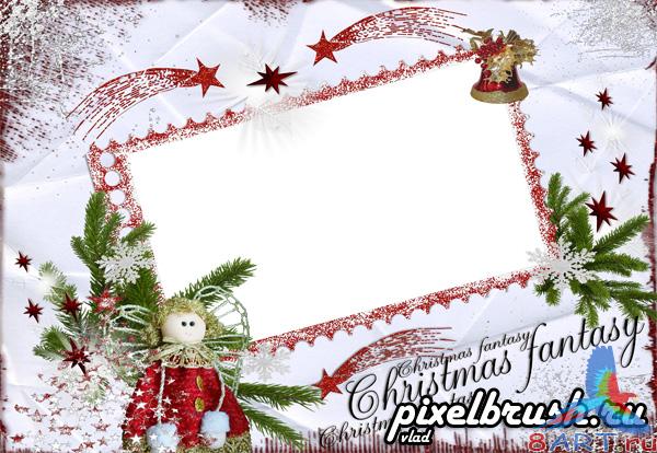 Christmas Fantasy Frame -    