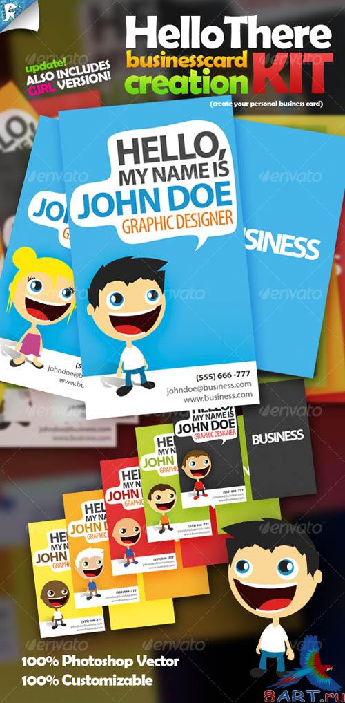GraphicRiver - Hello There Business Card - Creation Kit 116912