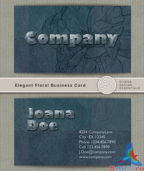 Floral Business Card Floral Business Card