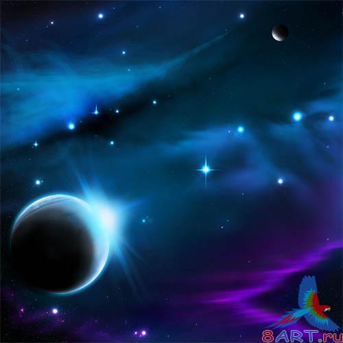 PSD - Outer Space Template