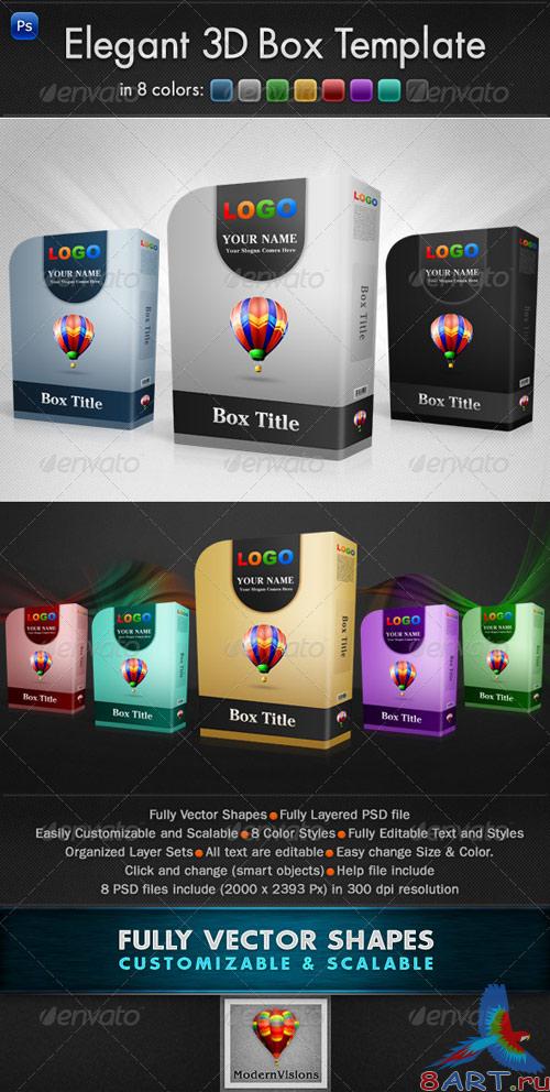 GraphicRiver Elegant 3D Box Template