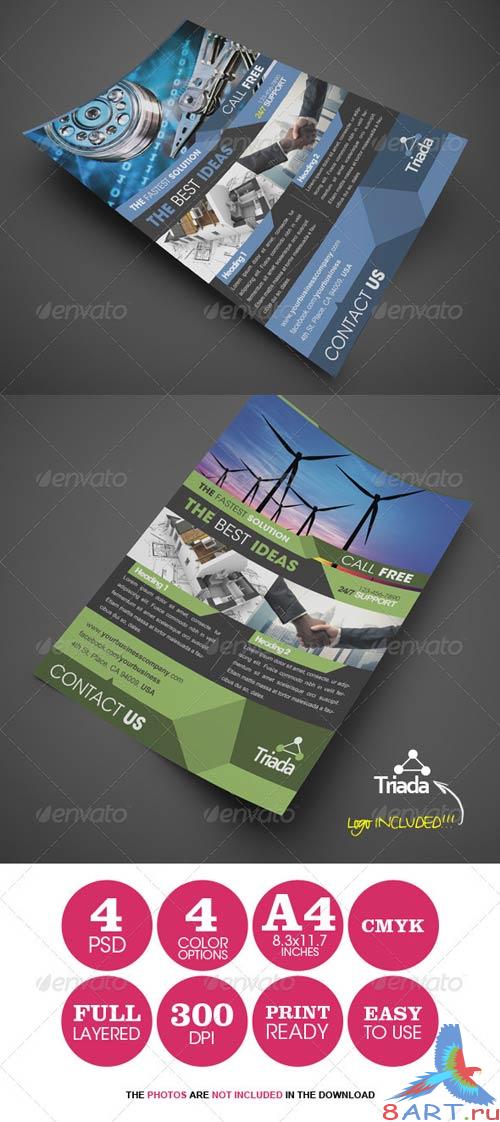 GraphicRiver Modern Corporate Business Flyer 4