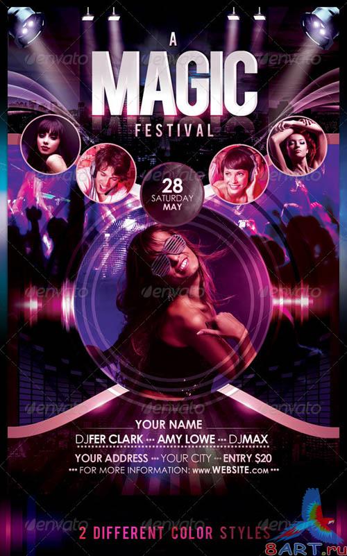 GraphicRiver A Magic Festival Flyer Template