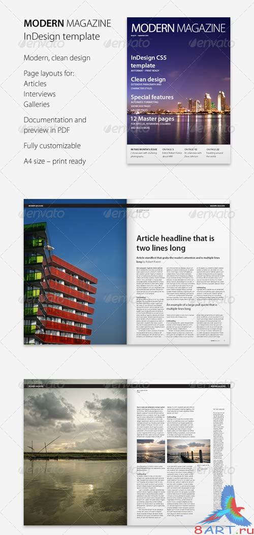GraphicRiver Modern Magazine InDesign template GraphicRiver Modern Magazine InDesign template