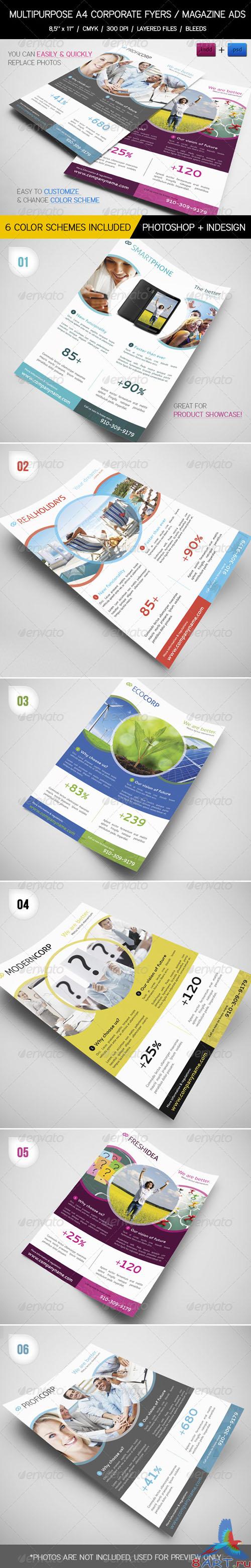 GraphicRiver - Multipurpose Business Flyers / Magazine Ads 2514727