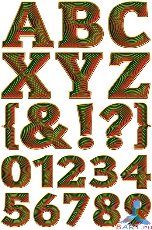 PSD - Autumn �lphabet