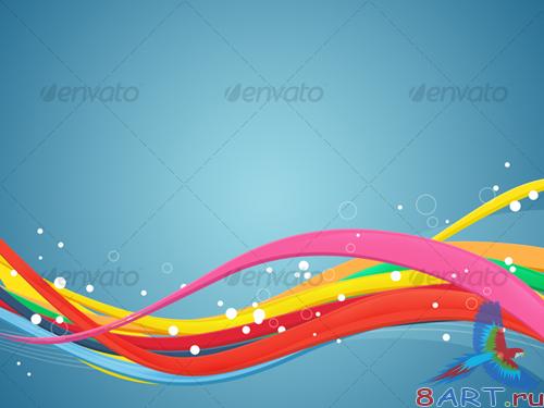 GraphicRiver Abstract Waves In Colors GraphicRiver Abstract Waves In Colors