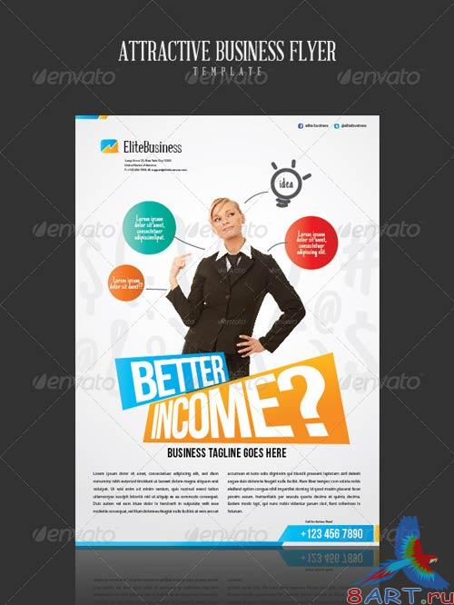 GraphicRiver Attractive Business Flyer Template GraphicRiver Attractive Business Flyer Template