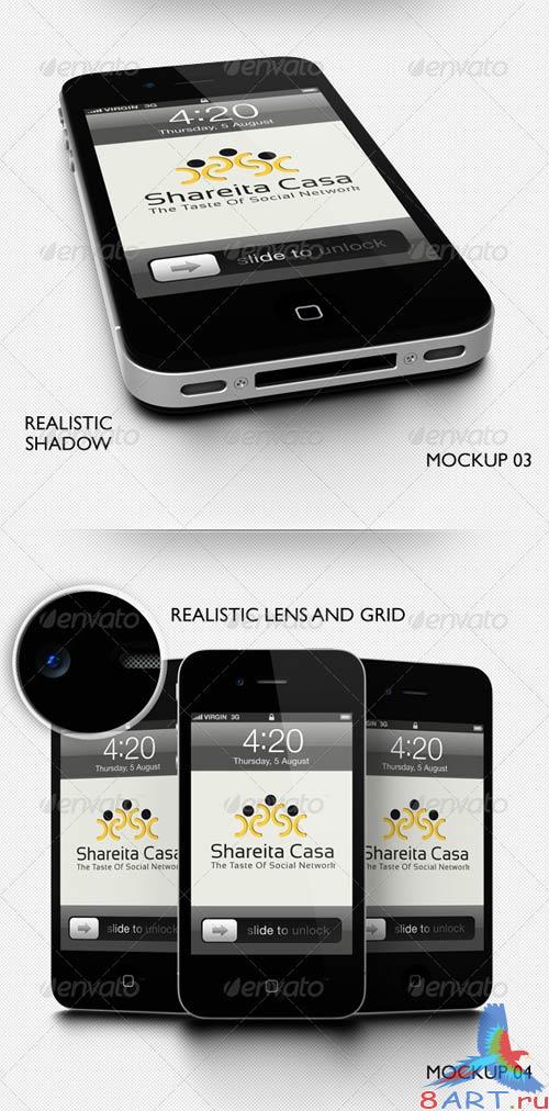 GraphicRiver Mobile Application Showcase Mockup