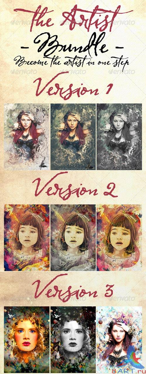 GraphicRiver The Artist - Bundle - PSD Photo Templates GraphicRiver The Artist - Bundle - PSD Photo Templates