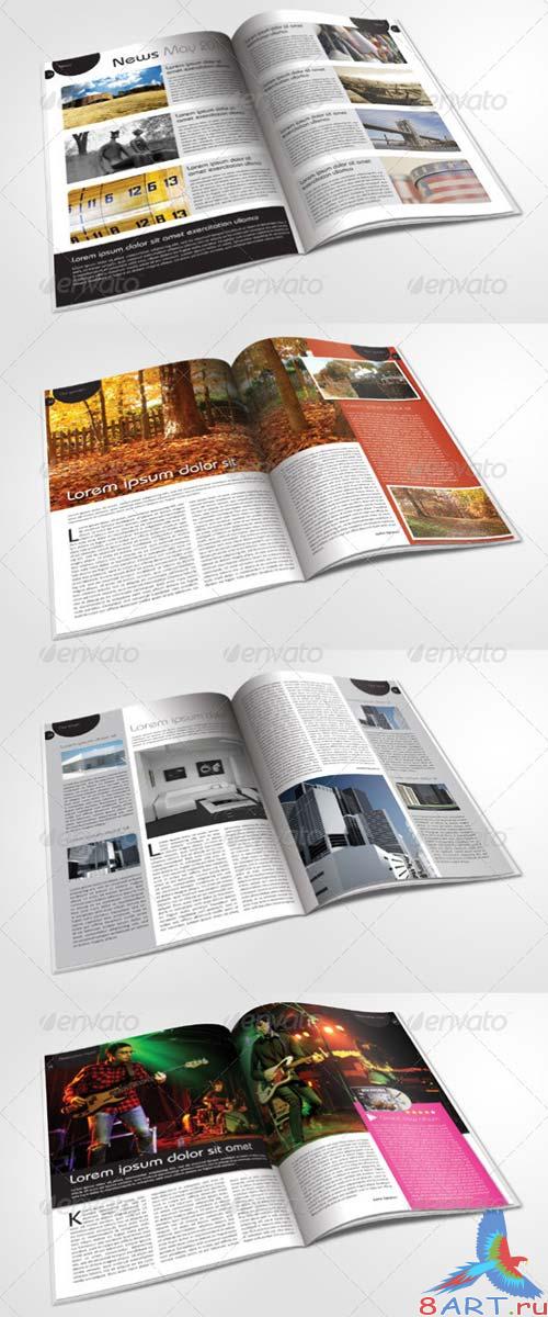 GraphicRiver 24 Pages Magazine Template in A4 Format
