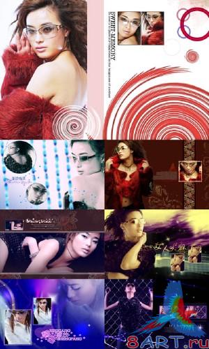 Glamour girls - Psd Template