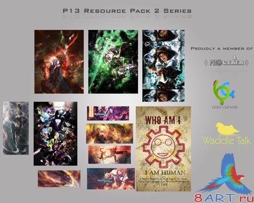 RCS2 PSD Pack - Baner Backgrond Sources
