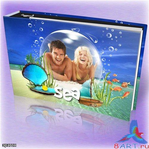 Летняя фотокнига – передышка для море Летняя фотокнига – успокоение в море