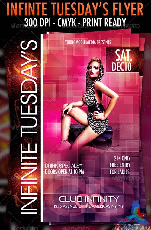 GraphicRiver Infinite Tuesday's Flyer Template