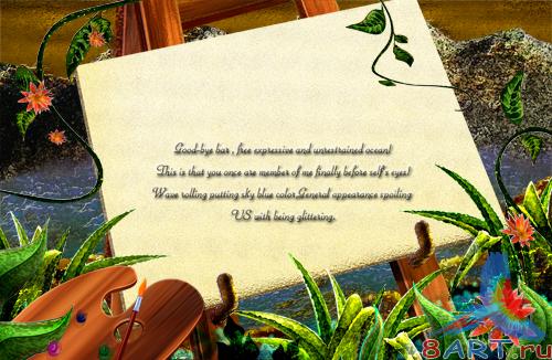 Billboard cartoon PSD layered material