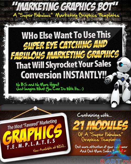 Marketing Graphic Templates (+ Fonts Included)