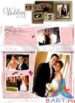 Gr�phi� �uth�rity - Wedding Templates [Book &amp; Card series - volume 2] 3xDVD5 (2009�) - PSD