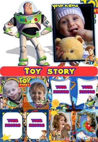 ���������� ����� "Toy story" (6 PSD + 6 PNG)