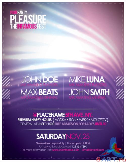 Electro Party Flayer - GraphicRiver