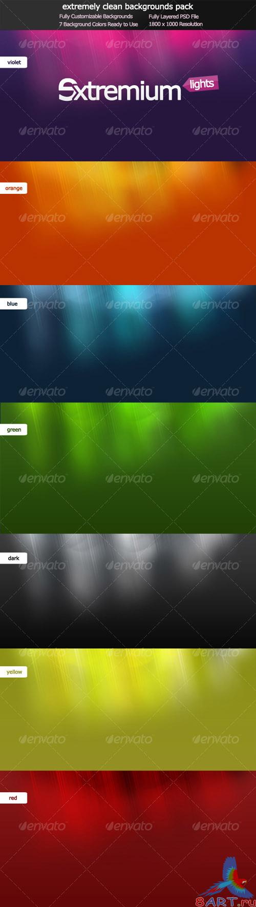 Extremium Lights Extremely Clean Background Pack - GraphicRiver