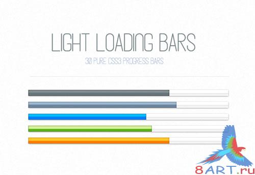MediaLoot - Light CSS3 Loading Progress Bars