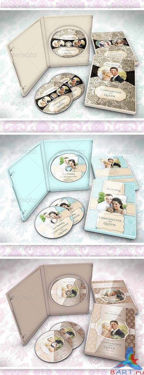 GraphicRiver 5 Beautiful Wedding DVD Ver 3.0