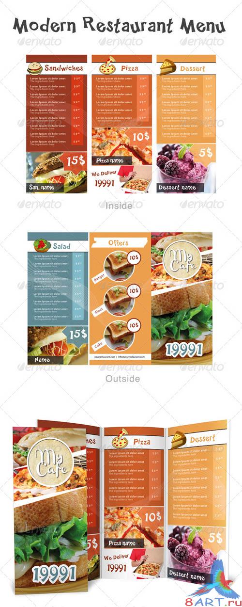 GraphicRiver Modern Restaurant Menu