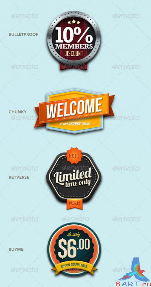 GraphicRiver Retro Vintage Badges #3