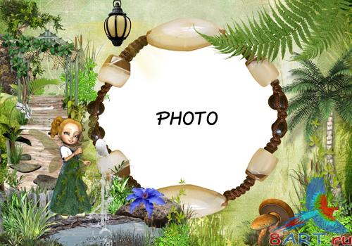 PSD frame - Beautiful nature 2