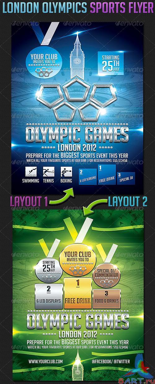 GraphicRiver London Olympics Sports Flyer GraphicRiver London Olympics Sports Flyer