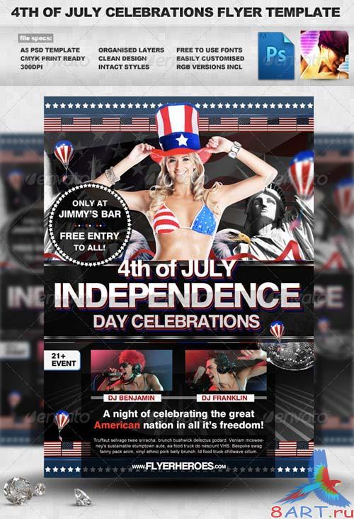 GraphicRiver 4th of July Flyer Template