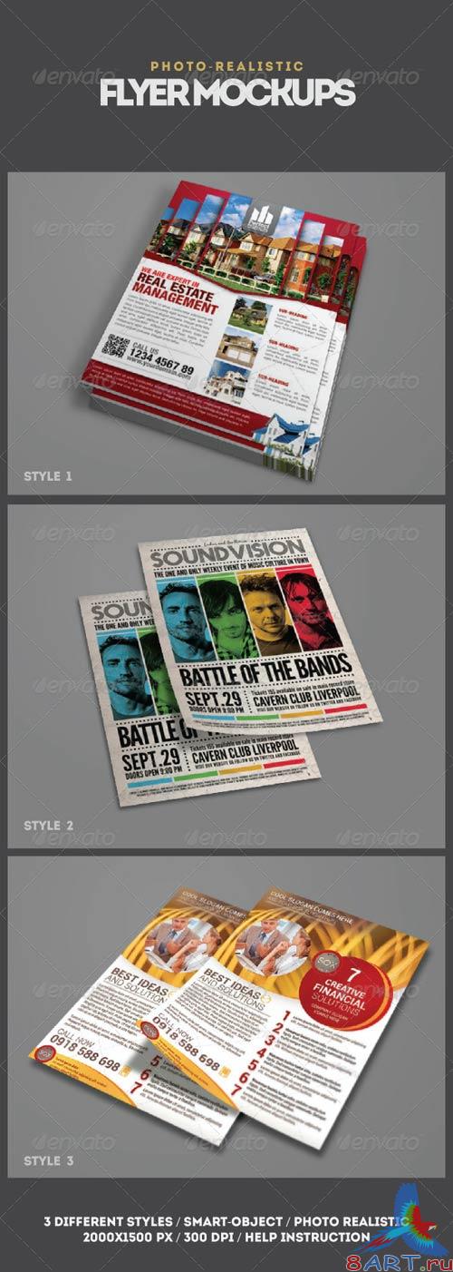 GraphicRiver Photo Realistic Flyer Mockups