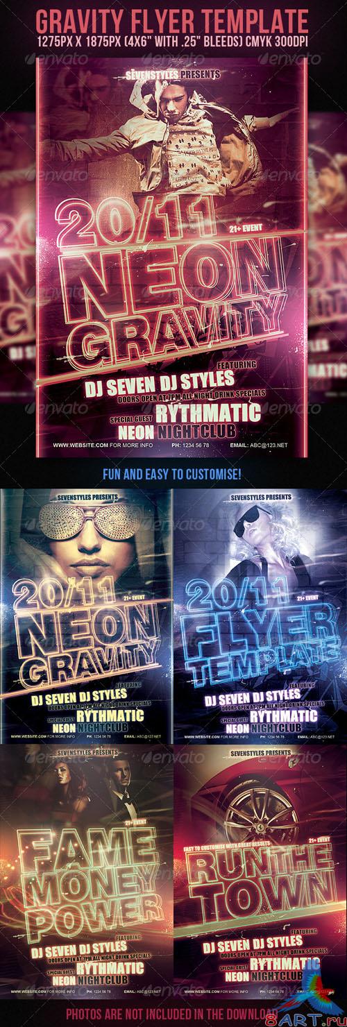 GraphicRiver - Gravity Flyer Template