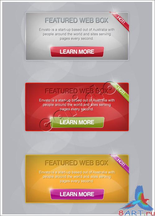 Web Components - Pack 3 in 1 - GraphicRiver