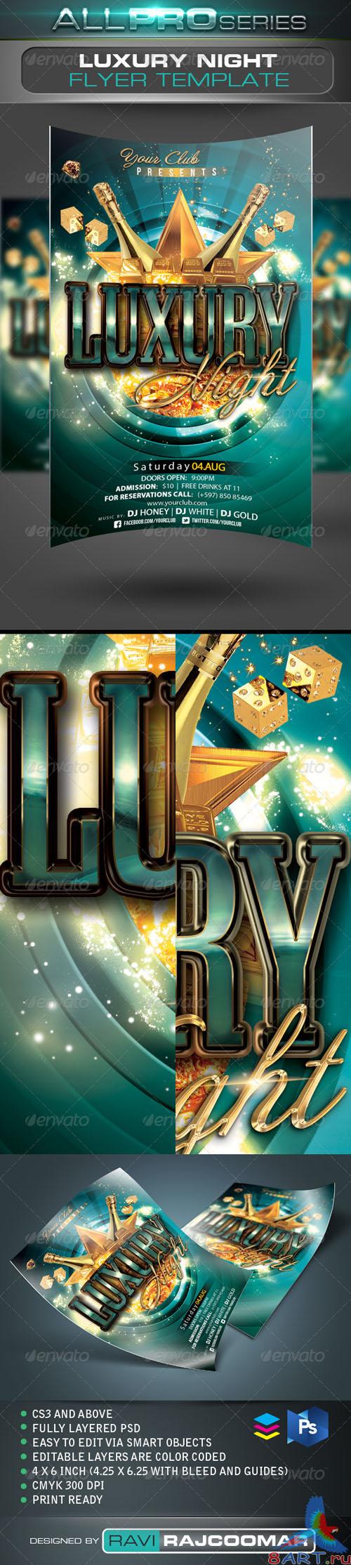 GraphicRiver - Luxury Night Flyer Template 2699396 GraphicRiver - Luxury Night Flyer Template 2699396