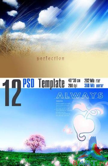 Beautiful PSD template