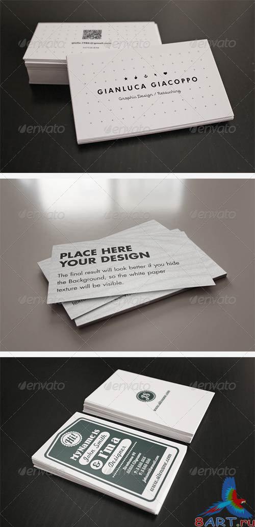 GraphicRiver Flyer/Business Card Clean Realistic Mockups Set 2 GraphicRiver Flyer/Business Card Clean Realistic Mockups Set 2