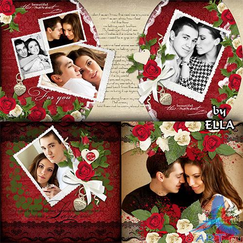 Романтичная фотокнига-Распустившаяся роза ,цветок признаний да любви Романтичная фотокнига-Распустившаяся роза ,цветок признаний равно любви