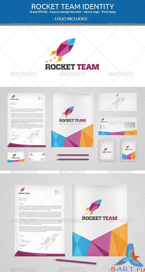 GraphicRiver Rocket Team Identity GraphicRiver Rocket Team Identity