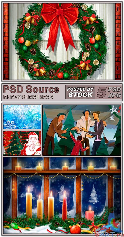 PSD Source - Merry Christmas 3 PSD Source - Merry Christmas 3